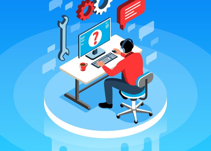 Online technical support isometric background with male hotline operator in headset answering customer questions on internet vector illustration SSUCv3H4sIAAAAAAACA01RTU/DMAz9K1HOhYF26w3BhEBCTHCcOLiJaa2lcclHyzT1v+N0G9rNL37283s56gYiGV0fNTmXYwqQiL2u7yuNlhIHAqfru7nSMUHKEaNwBRlI2Ep3wZclu2N517XeIg8OtQzlRuAbej1Xl+bLlVBcPToabh5C+ievn/T8VWlo0ZtDERO1gA5h0d5Jaz8lDP35kJEs8qmEbKmUemQDTvrrcqhocV9e2wBDRybQiKFgi9FIod+9I48qoek8yaCKeRg4JEWRe0yBjGrA7NvA2Vs1UepUDw5Vx2kZ5AHFDAdFXnUINmJS4OOEgXyrTvoY1E/GuFhW7IUqFrwQRzTL6FUmt2ojyUMjEpvtp6yy6gO9xUXgdfusvjn0UAJLvyVPXZ2DPe2KK8Pe4JAyuNViih23h9WEjTB5L387z/MfcKzkdPkBAAA=